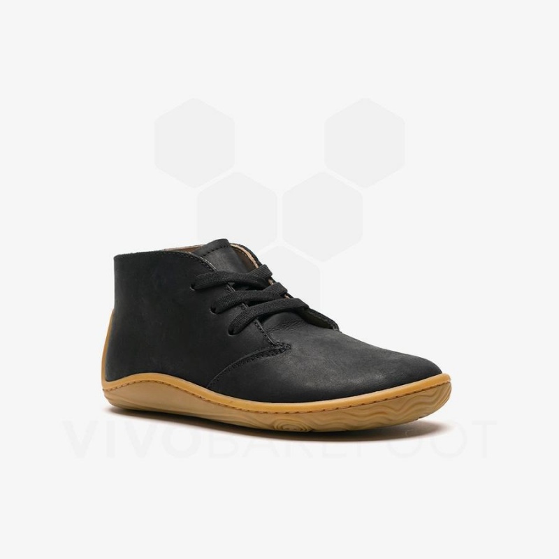 Obsidian Vivobarefoot Gobi Addis Kids' Shoes | AU012AS