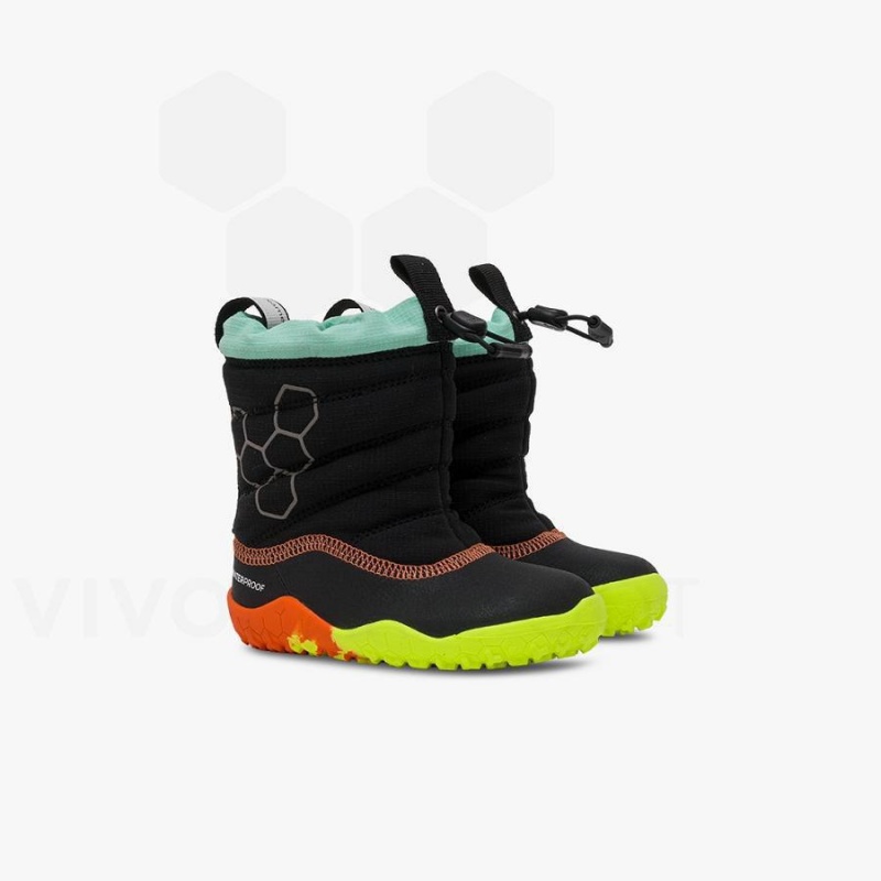 Obsidian Vivobarefoot Lumi FG Toddlers Kids' Shoes | AU035DO