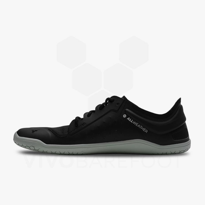 Obsidian Vivobarefoot Primus Lite All Weather Men's Training Shoes | AU330UK