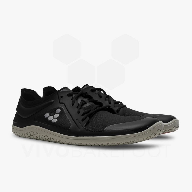 Obsidian Vivobarefoot Primus Lite All Weather Men's Training Shoes | AU330UK