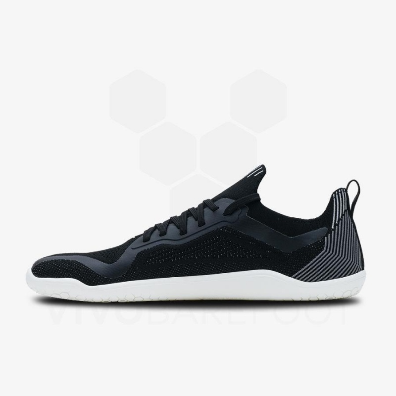 Obsidian Vivobarefoot Primus Lite Knit Men's Training Shoes | AU346EI