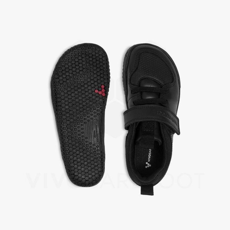 Obsidian Vivobarefoot Primus Ludo School Kids' Shoes | AU063BA