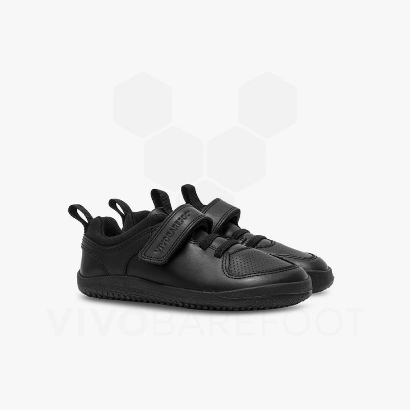 Obsidian Vivobarefoot Primus Ludo School Kids' Shoes | AU063BA