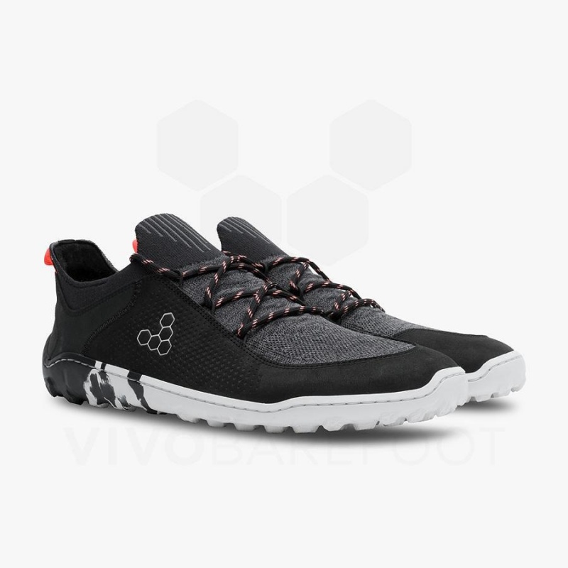 Obsidian Vivobarefoot Tracker Decon Low FG2 Men's Hiking Shoes | AU424EI