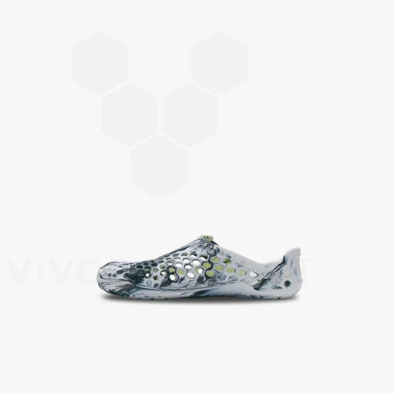 Obsidian / White Vivobarefoot Ultra Bloom Preschool Kids' Shoes | AU051NN