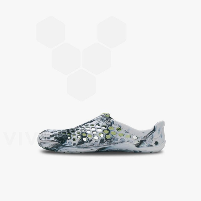 Obsidian / White Vivobarefoot Ultra Bloom Kids' Shoes | AU049PV