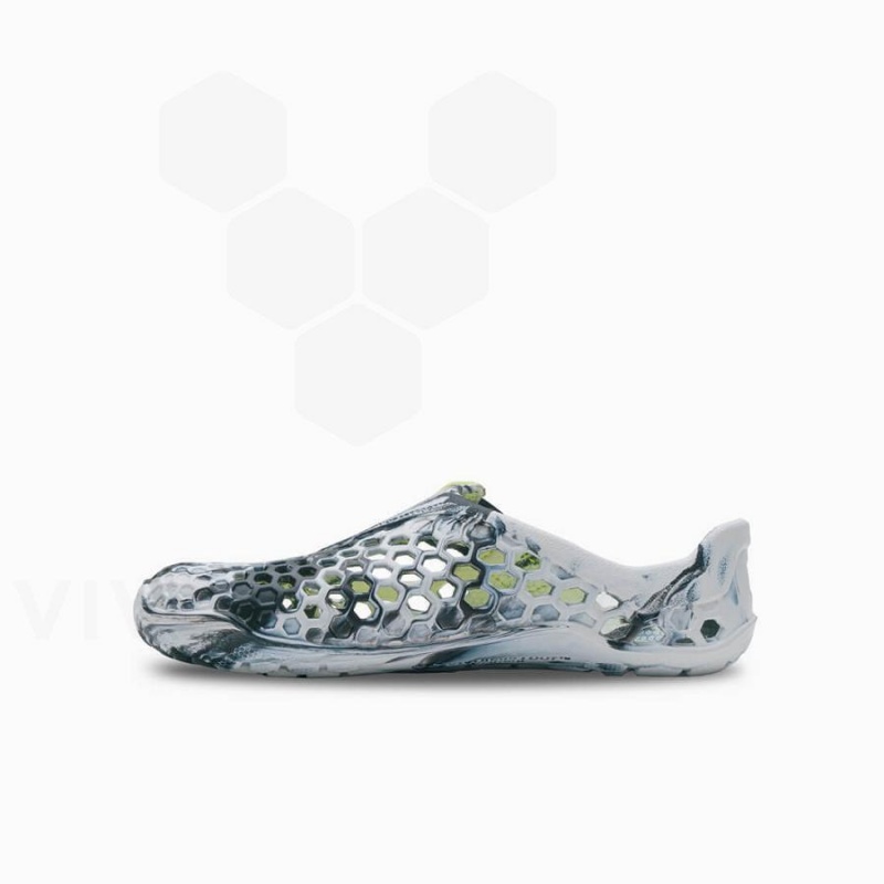 Obsidian / White Vivobarefoot Ultra Bloom Juniors Kids' Shoes | AU046SZ