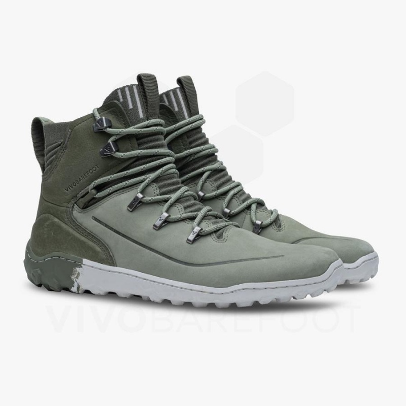 Olive Vivobarefoot Tracker Decon FG2 Men's Hiking Shoes | AU426CP