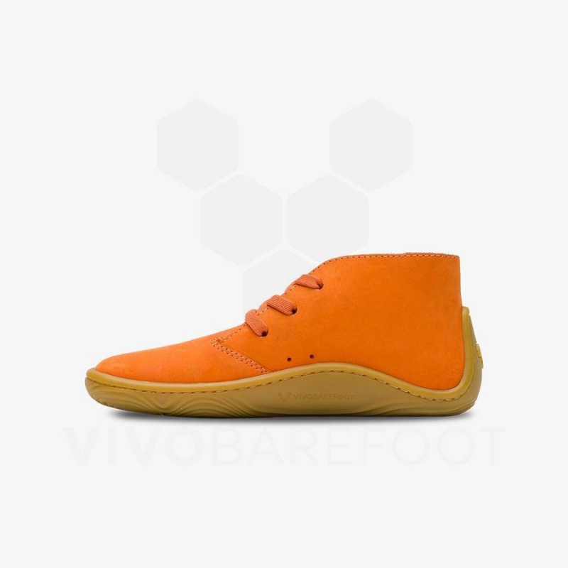 Orange Vivobarefoot Gobi Addis Juniors Kids' Shoes | AU008EI