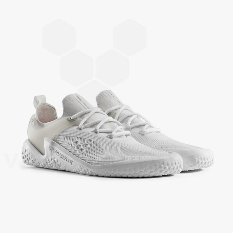 White Vivobarefoot Motus Strength Women's Training Shoes | AU186IR