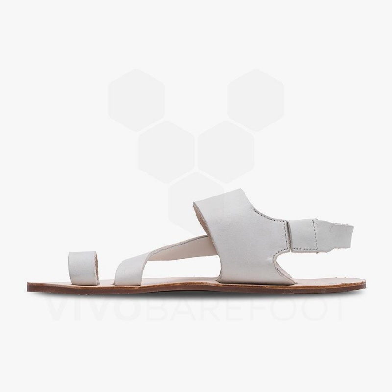 White Vivobarefoot Opanka Sandal Women's Lifestyle Shoes | AU133JE