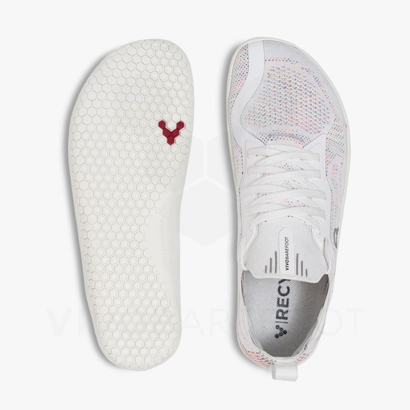 White Vivobarefoot Primus Lite Knit Women's Training Shoes | AU181NN