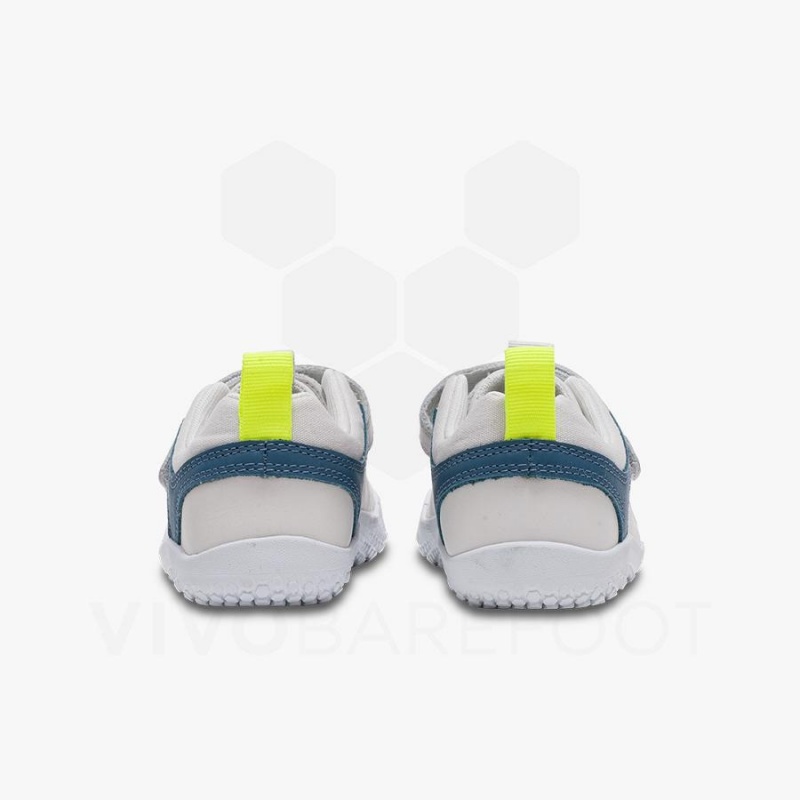 White Vivobarefoot Primus Ludo Kids' Shoes | AU081JE