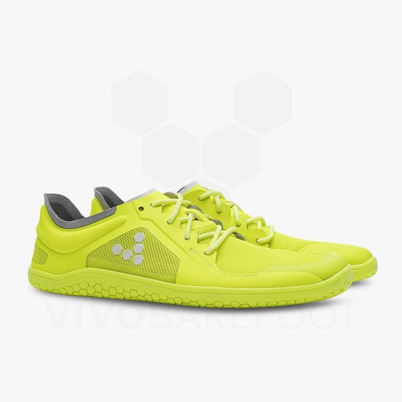 Yellow Vivobarefoot Primus Lite III Women's Road Running Shoes | AU218CP