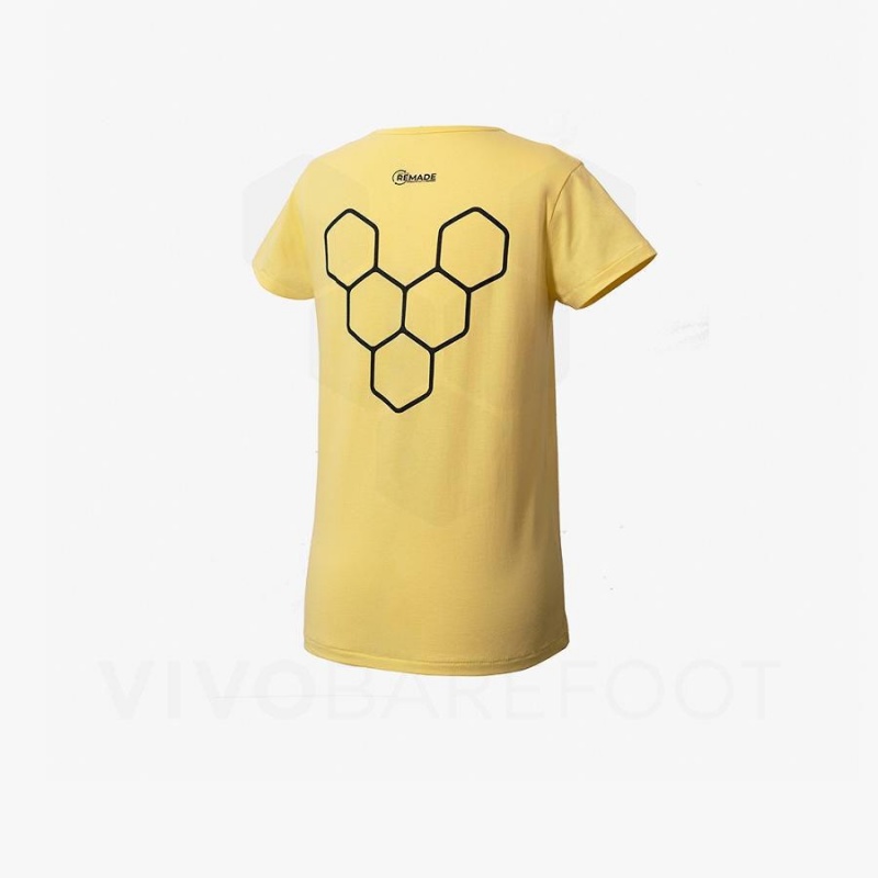 Yellow Vivobarefoot Rapanui Sport Men's T Shirts | AU274YF